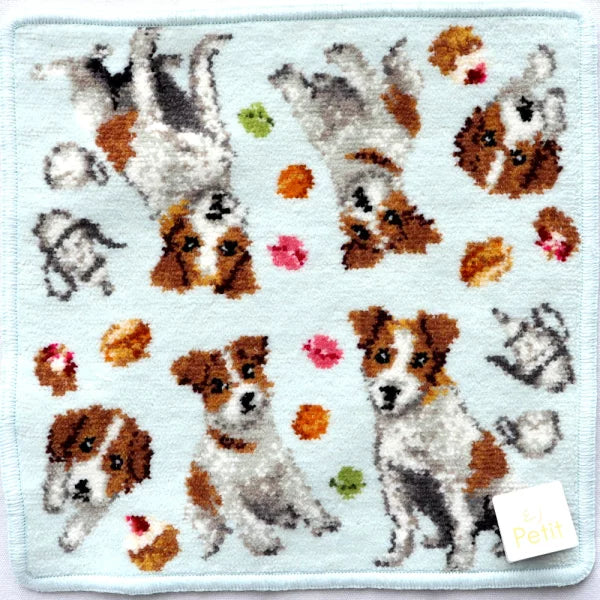 ハンカチ/タオルハンカチ アーンジョー 23cm / ジャックラッセル