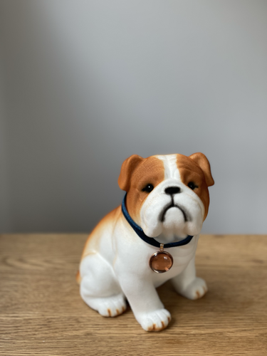 ふわふわワンちゃん貯金箱 | ブルドッグ