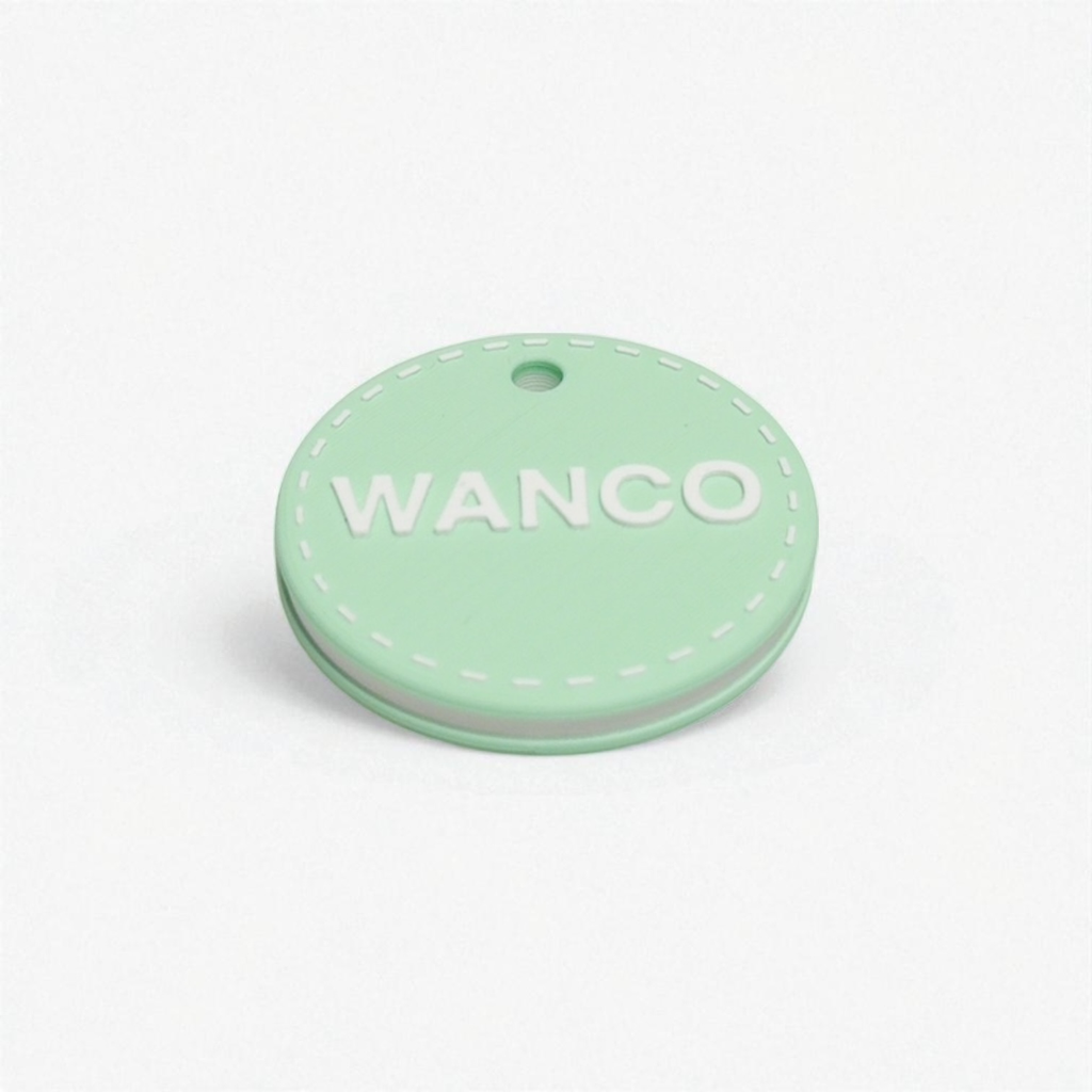 wanco/カラフル 名入れキーホルダー (ステッチ/1色カラー選択)