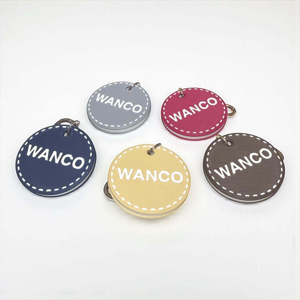 wanco/カラフル 名入れキーホルダー (ステッチ/シック)