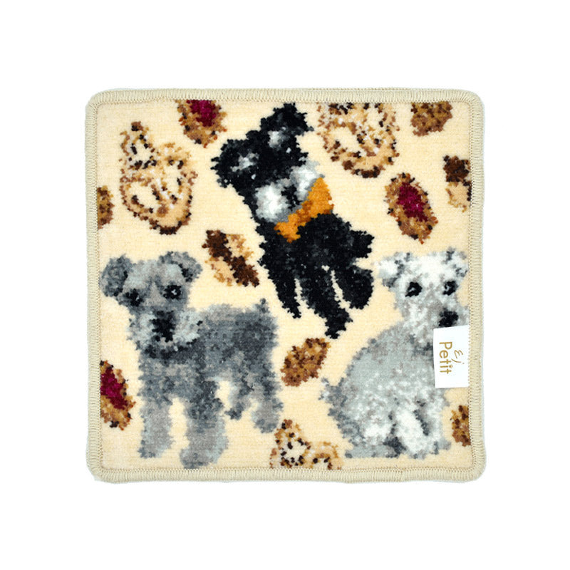 ハンカチ/タオルハンカチ アーンジョー 20cm / シュナウザー