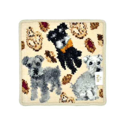 ハンカチ/タオルハンカチ アーンジョー 20cm / シュナウザー