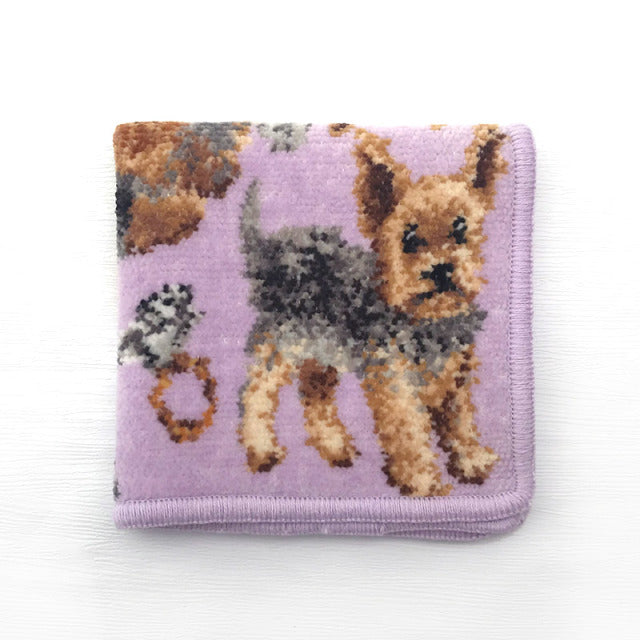 ハンカチ/タオルハンカチ アーンジョー 23cm / ヨークシャーテリア