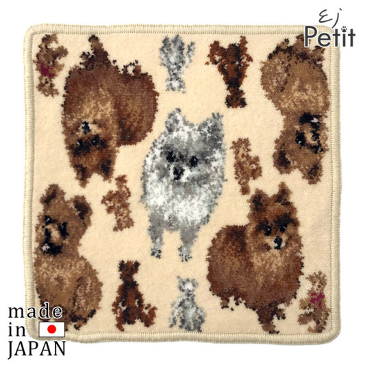 ハンカチ/タオルハンカチ アーンジョー 23cm / ポメラニアン　