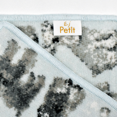 タオルハンカチ アーンジョー 23cm / シュナウザー 総柄