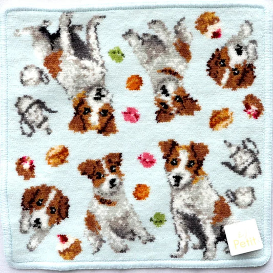 ハンカチ/タオルハンカチ アーンジョー 23cm / ジャックラッセル