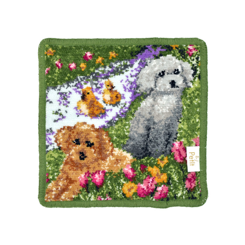 ハンカチ/タオルハンカチ アーンジョー 17cm / プードル