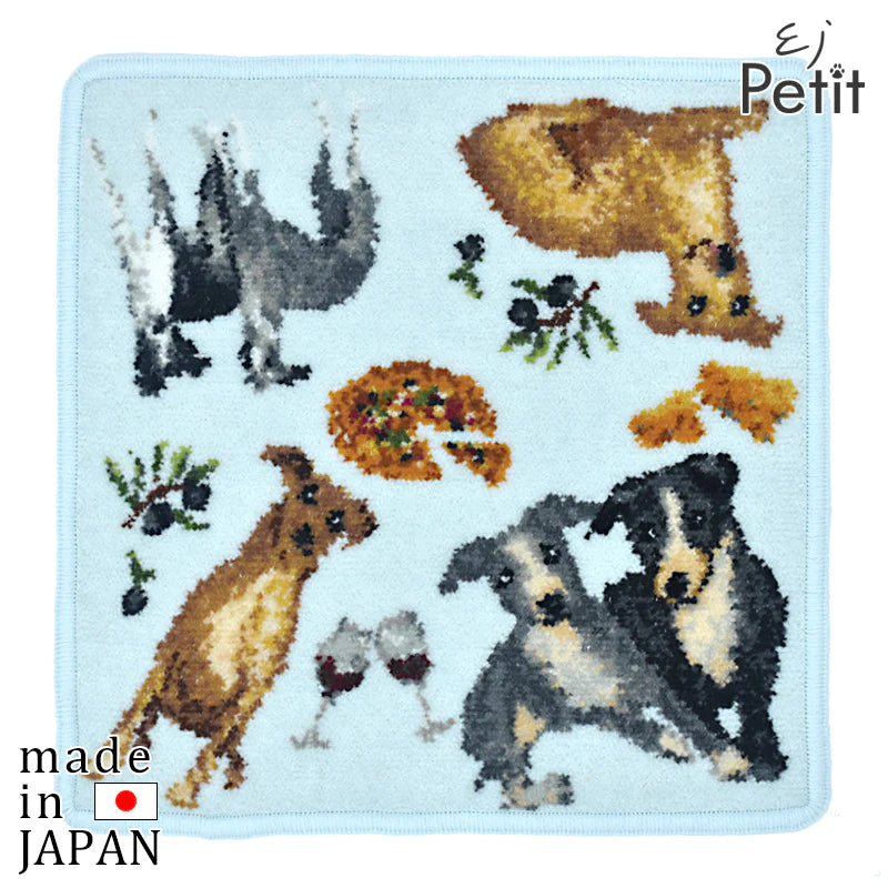 ハンカチ/タオルハンカチ アーンジョー 23cm / イタリアングレーハウンド