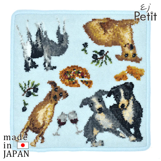 ハンカチ/タオルハンカチ アーンジョー 23cm / イタリアングレーハウンド