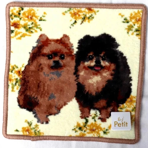 ハンカチ/タオルハンカチ アーンジョー 20cm / ポメラニアン