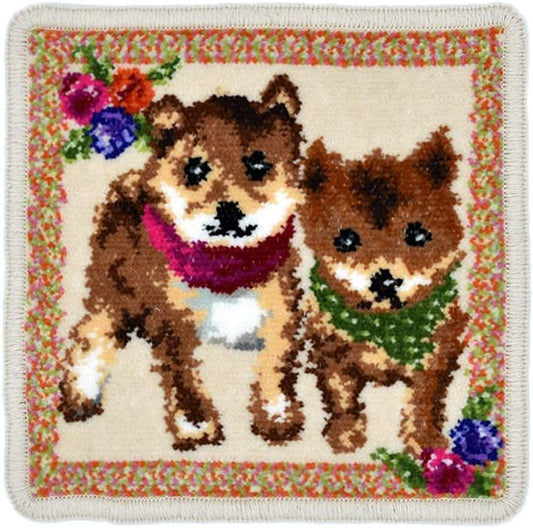 ハンカチ/タオルハンカチ アーンジョー 17cm / 柴犬