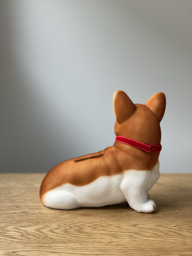 ふわふわワンちゃん貯金箱 | コーギー