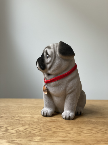 ふわふわワンちゃん貯金箱 | パグ