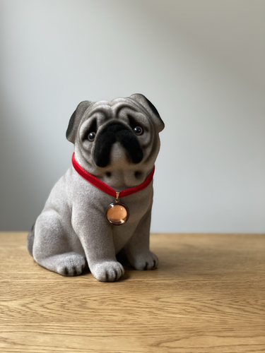 ふわふわワンちゃん貯金箱 | パグ