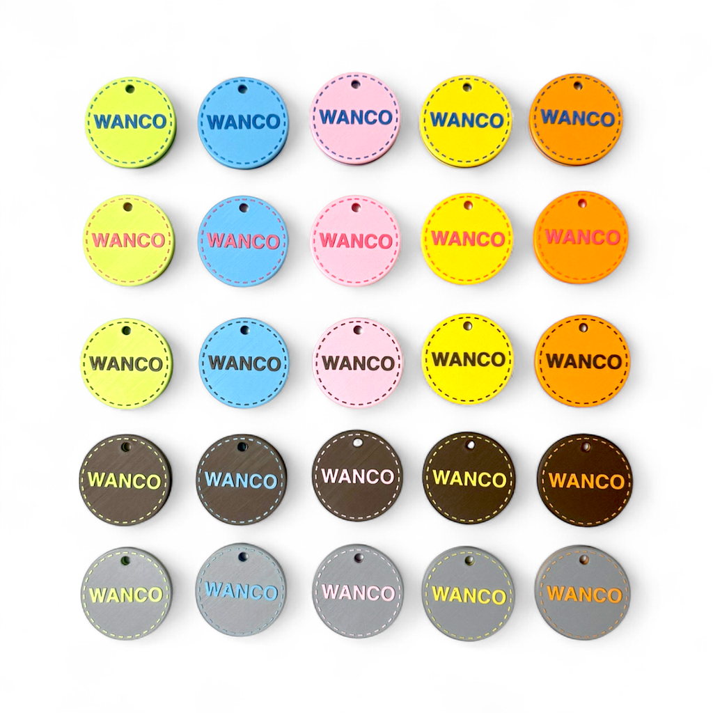 wanco/カラフル 名入れキーホルダー (ステッチ/カラフル)