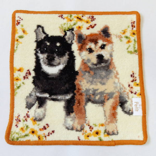 ハンカチ/タオルハンカチ アーンジョー 20cm / 柴犬